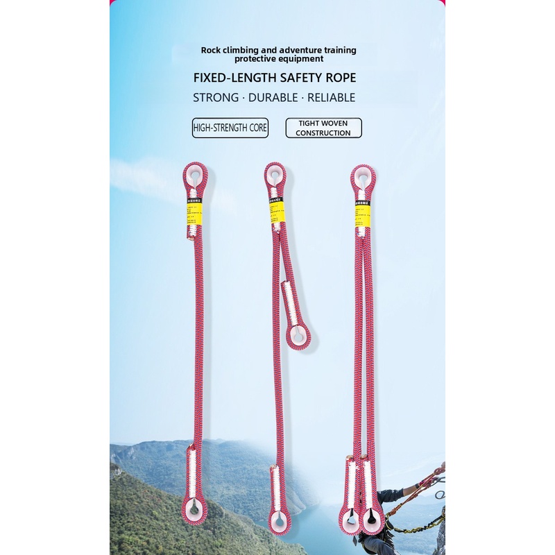 12mm Nylon Fixed‑Length Climbi - Outdoor Adventure At ulasan dan harga