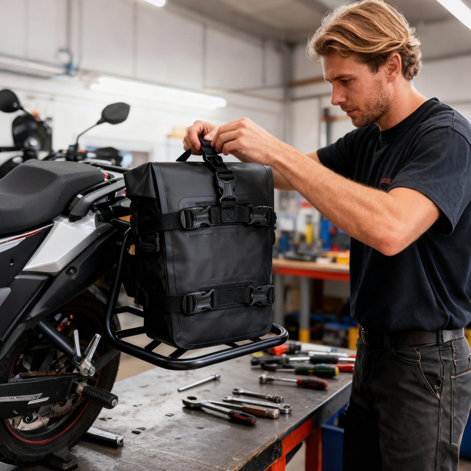 Motorcycle Front Bumper Bags W - Outdoor Adventure Backpack ulasan dan harga