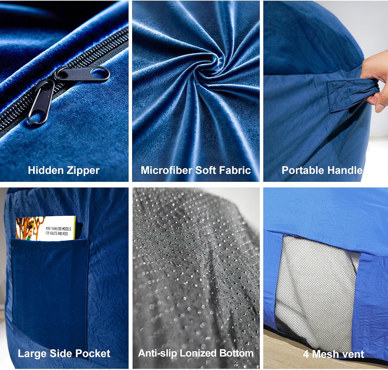 Bean Bag Chair and Sensory Cra - Crash Pad Folding ulasan dan harga